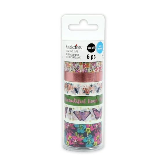 Recollections Spring Crafting Washi Tape Set, 12 Pack