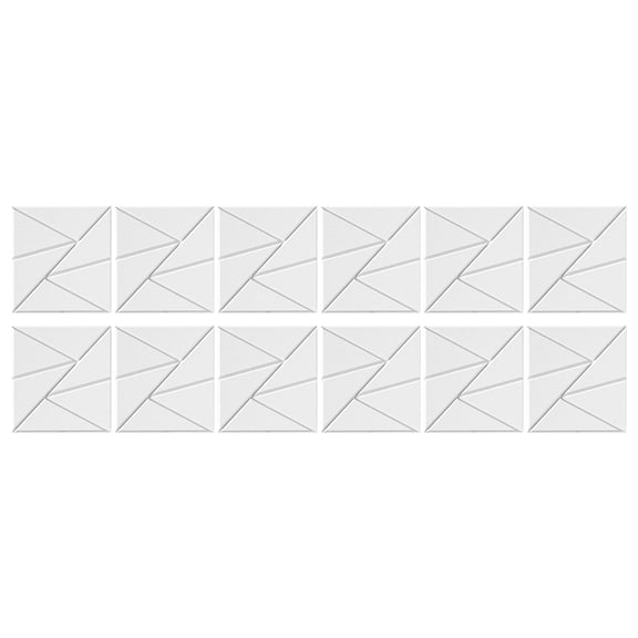 12 Pack Square Foam Panels Polyester Polyester Soundproof Wall Panels Square Wall Tiles Perfect for Living Room Studios