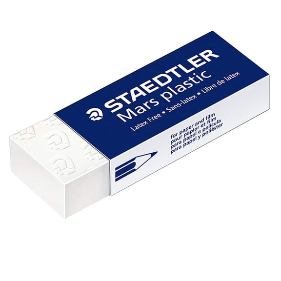 Staedtler Mars Plastic Eraser, 12 Pack