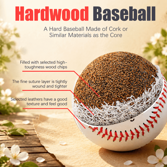 12 Pack Standard Size Adult Baseballs Unmarked & Leather Covereding Ball Practice Baseball For