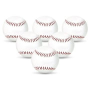 Soft Cushioned Safety Baseballs | Official League Recreational Use Practice Baseballs | Youth | Sponge Rubber Core | Indoor/Outdoor Training| 6 Count