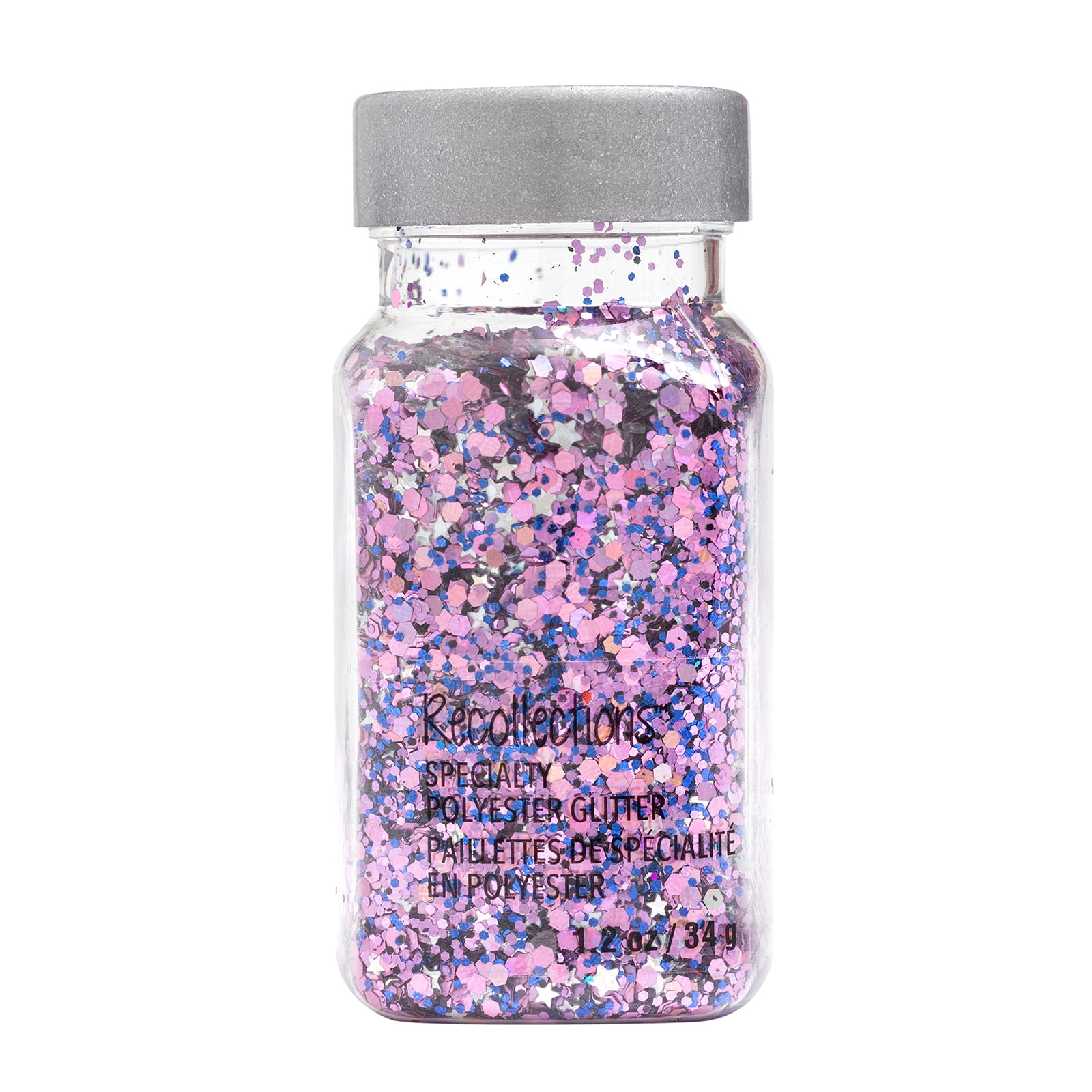 Recollections Star Gazer Specialty Polyester Glitter, 12 Pack
