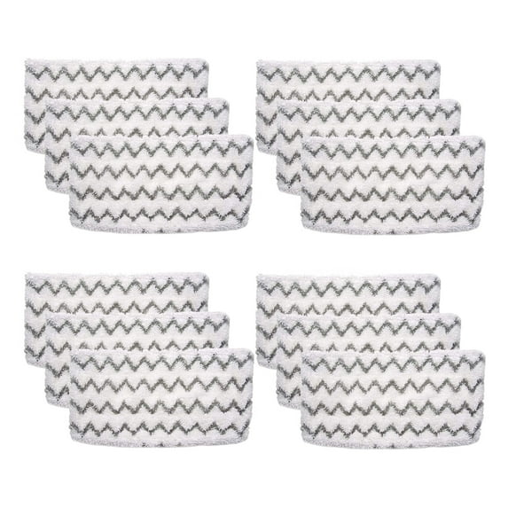 12 Pack Steam Mop Replacement Pads for Shark Steam Mop S1000 S1000A S1000C S1000WM S10001C S1200