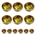 thumbnail image 1 of 12 Pack Steel Bung Plug Drum Bung 2 and 3/4 Inch Bung Hole Cap 55 Gallon Drum Caps Metal Bung Caps with Plated Coated, 1 of 7