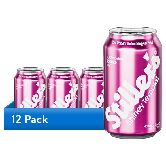 (12 pack) Stiller's Shirley Temple Natural Soda 12 fl oz Can