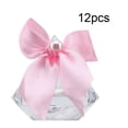 thumbnail image 1 of 12-Pack Stone-Shaped Candy Boxes - Pink Plastic Wedding Favors / Party Gift Boxes for Sweets, 1 of 8