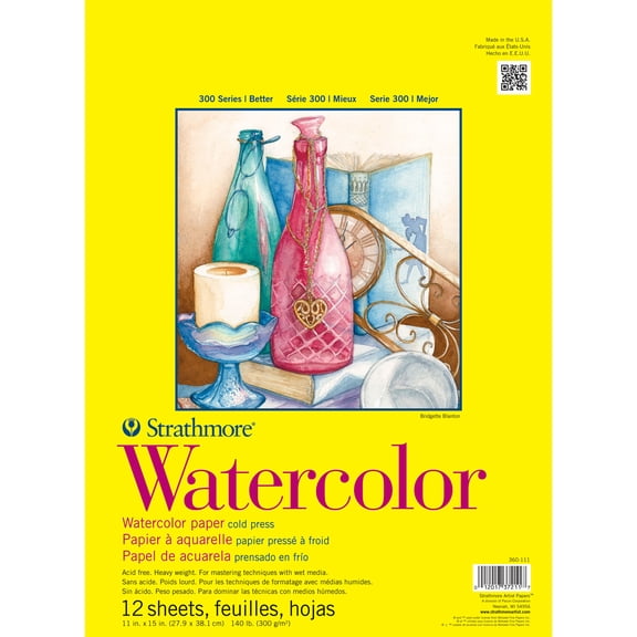 12 Pack: Strathmore 300 Series Watercolor Pad