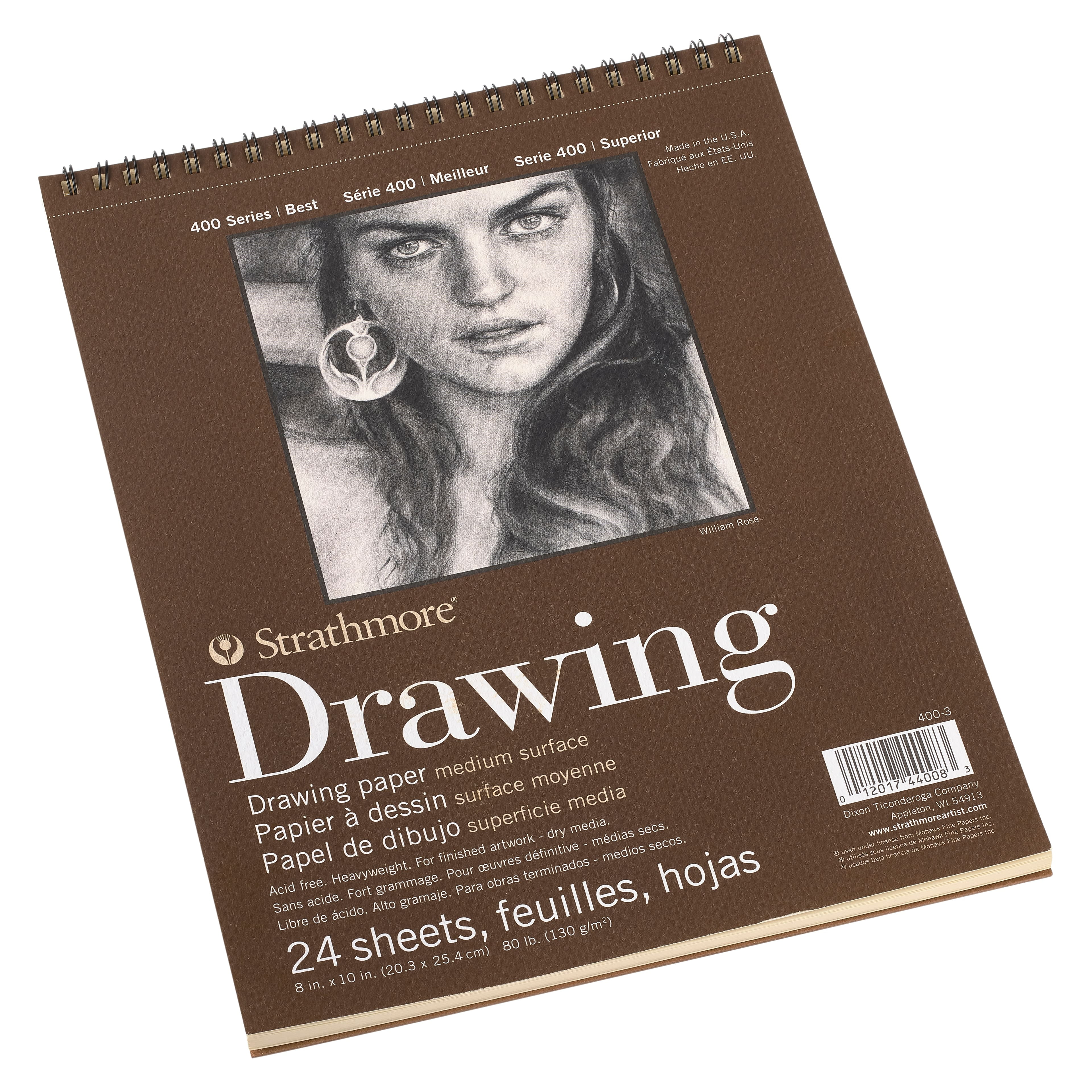 Strathmore 400 Series Drawing Paper Pad, 12 Pack
