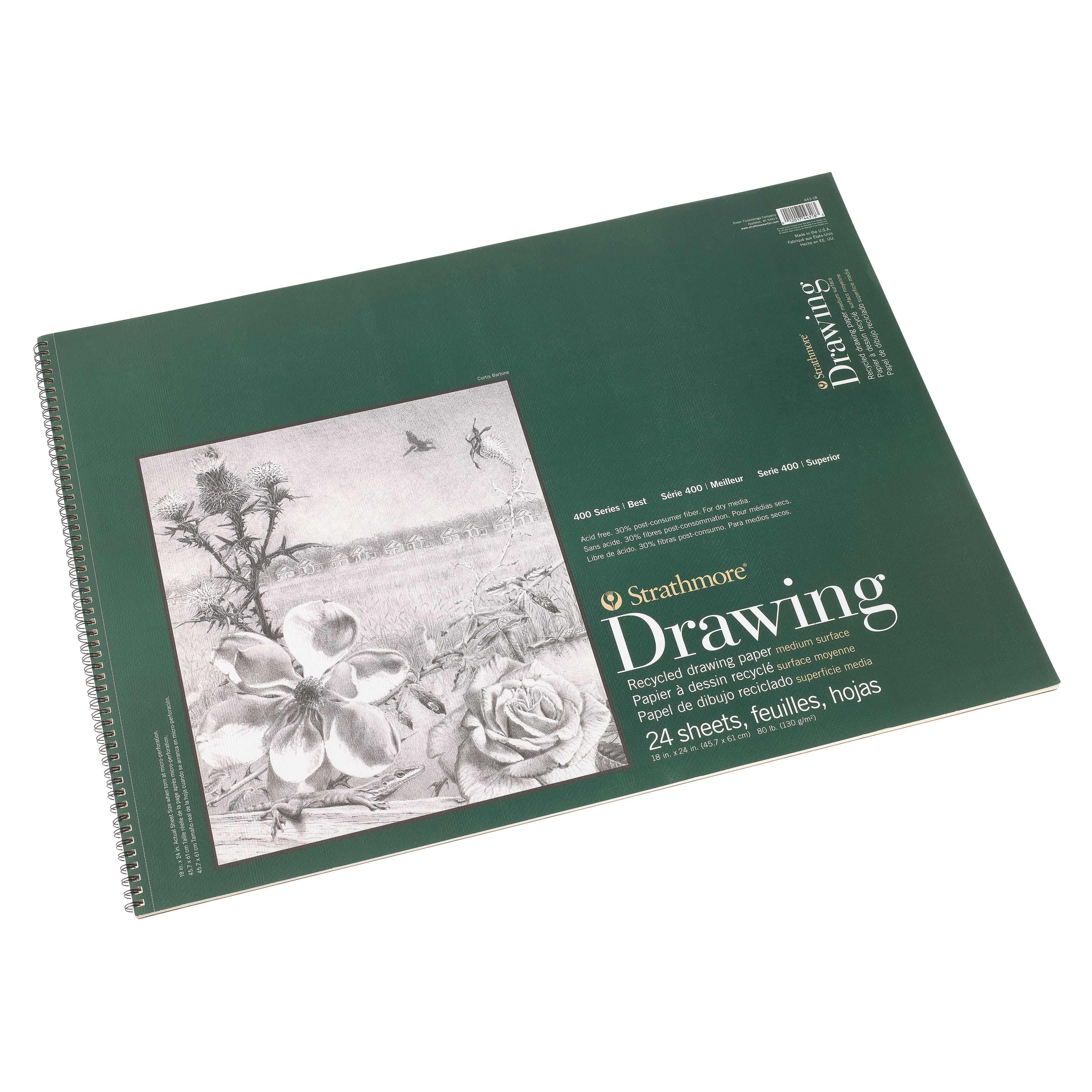 Strathmore Sketching Pad Recycled Paper 17 x 14