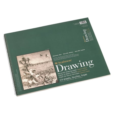 Strathmore 400 Series Recycled Drawing Paper Pad, 12 Pack