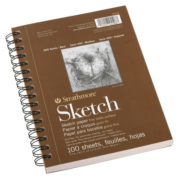 Strathmore 400 Series Sketch Paper Pad, 12 Pack
