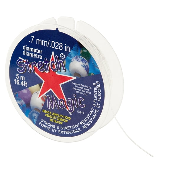 Stretch Magic 0.7mm Clear Bead & Jewelry Cord, 12 Pack