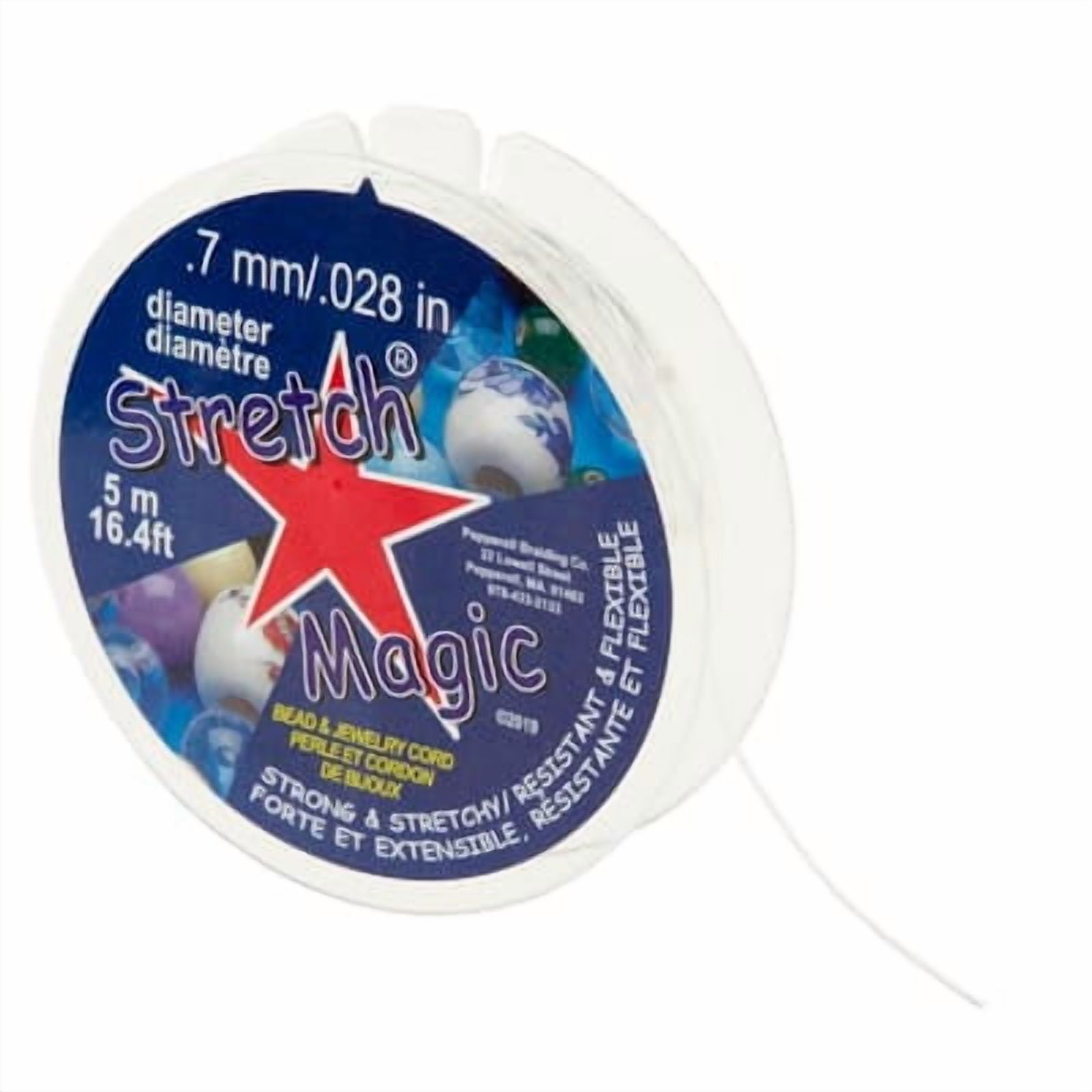 Stretch Magic 0.7mm Clear Bead & Jewelry Cord, 12 Pack