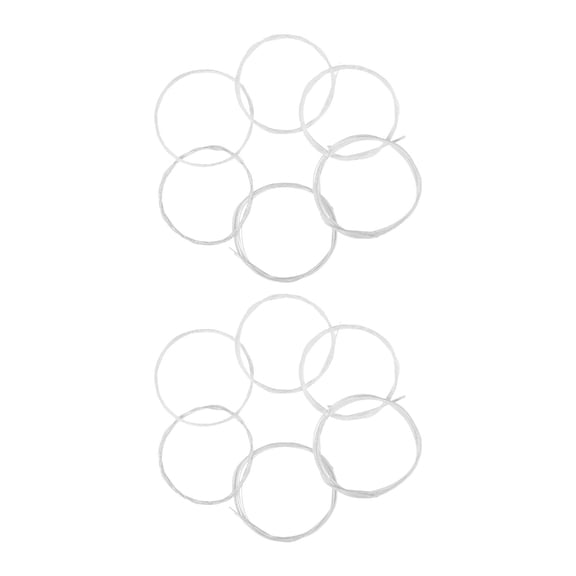 12 Pack String Set Winding Part Metal Texture Suitable for Oud Long Tone Life