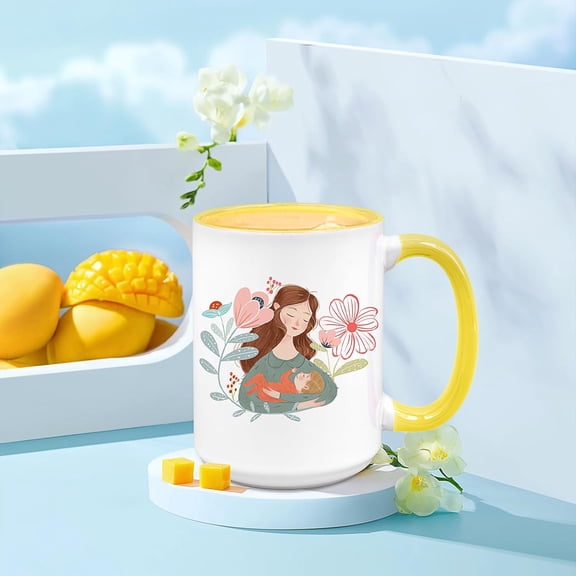 12 Pack Sublimation Mugs Blank,15oz Tazas Para Sublimacion, Coated Ceramic Coffee Mug for Milk Tea Latte Hot Cocoa,Porcelain Sublimacion Cups with Box,Assorted Colors