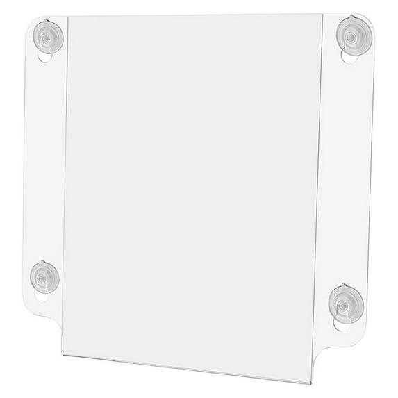 12 Pack Suction Cup Sign Holder for 8.5 x 11 Inch Campus Maps and Announcements in Schools and Universities Clear Acrylic Double Sided Window Mount Sign Frame by