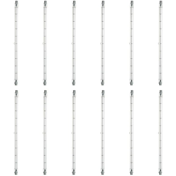 12 Pack Sunlite Halogen 1000 Watt Double Ended T3 18000 Lumens RSC Base Light Bulb