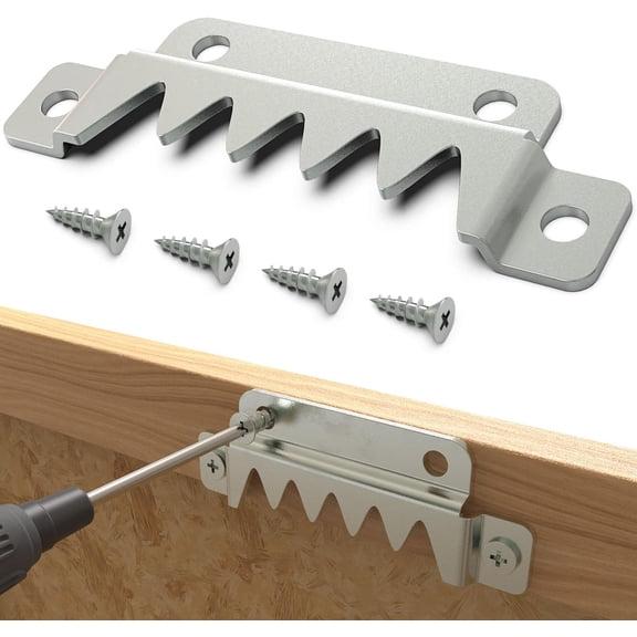 12 Pack Super Heavy Duty Sawtooth Picture Hangers,Sawtooth Hangers with Screws,Large Sawtooth Hangers,Pallet Hanger Supports 300 lbs