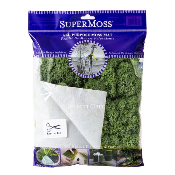SuperMoss All-Purpose Sticky Reindeer Moss Mat, 12 Pack