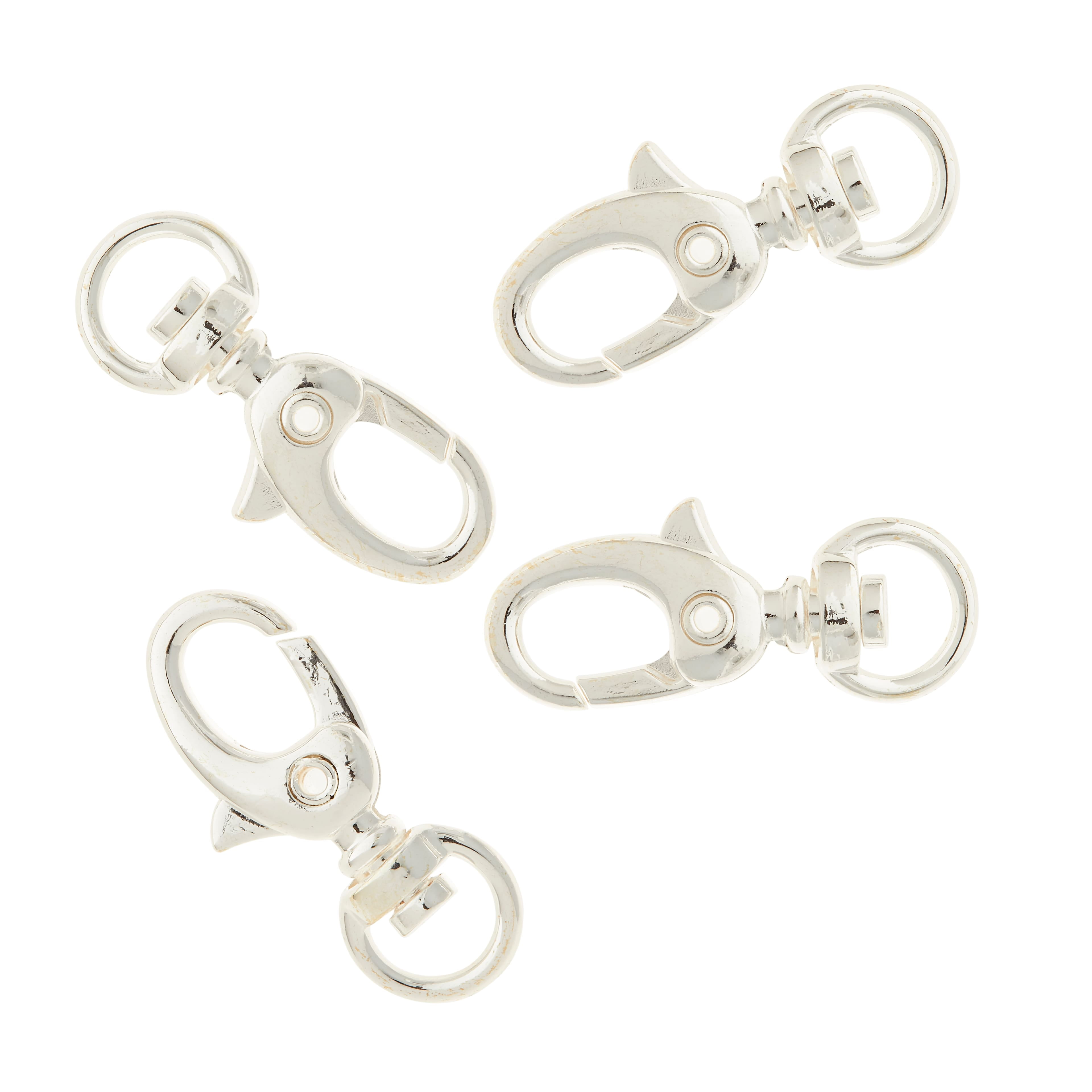 12 Pack: Swivel Lobster Claw Clasps by Bead Landing™, 30mm 