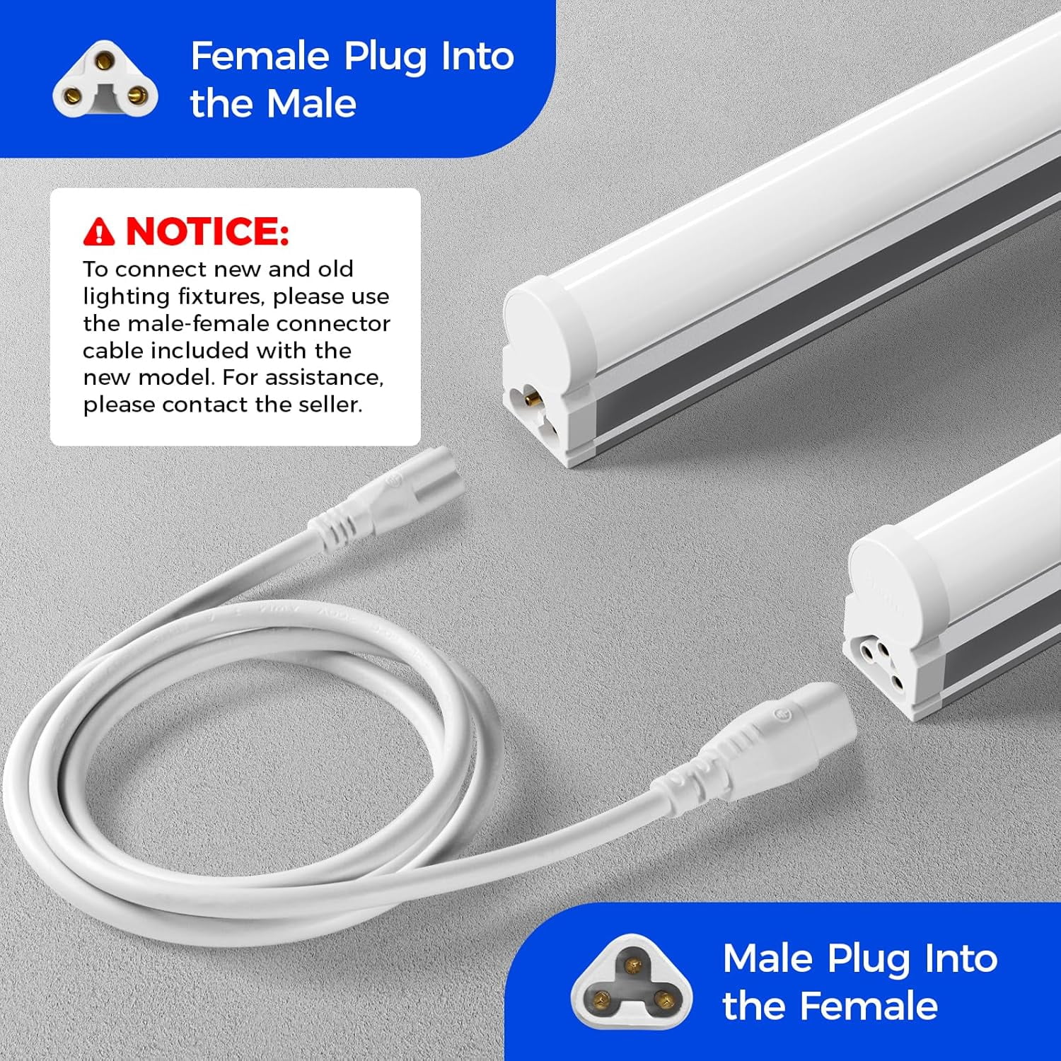 12 Pack T5 LED Shop Light 4FT, 4000K Cool White, 2200lm, 20W, Utility ...