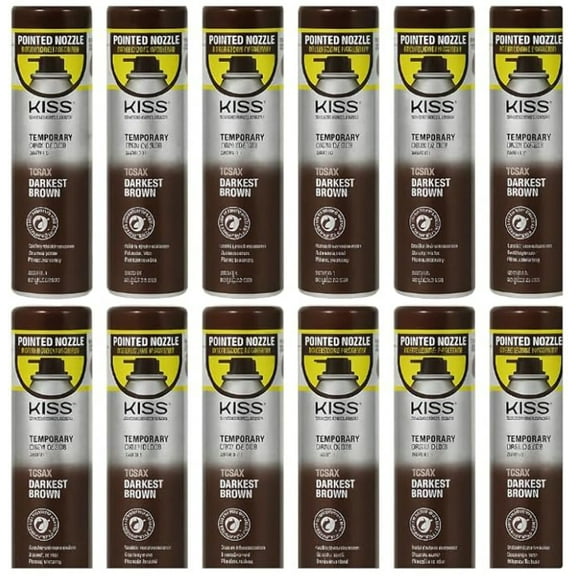 12 Pack Tintation Color Spray TCS02 Darkest Brown
