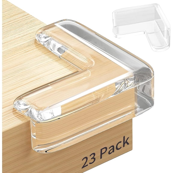 12 Pack Table Protectors Corner Guard Clear Furniture Edge Safety Bumpers Cushion