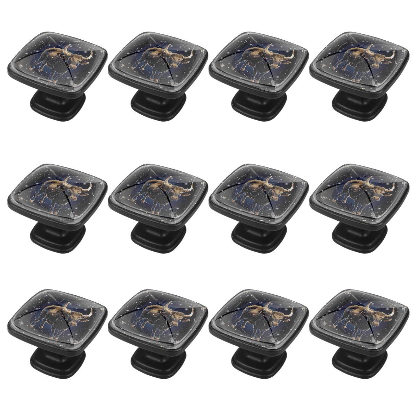 Taurus Drawers 12 Pack Taurus Square Cabinet Knobs Kitchen Cabinet Pulls Cupboard ...