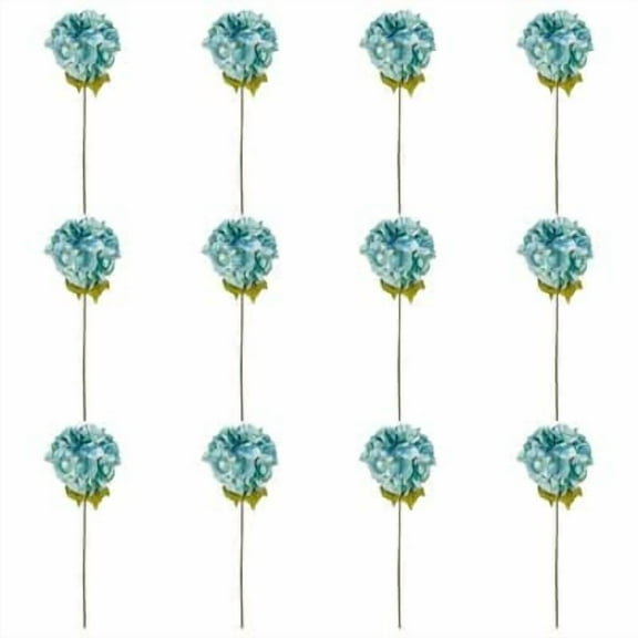 12 Pack: Teal Hydrangea Stem by Ashland