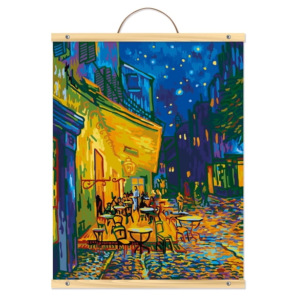 12 Pack: Terrace at Night Paint-by-Number Kit by Artist's Loft Necessities