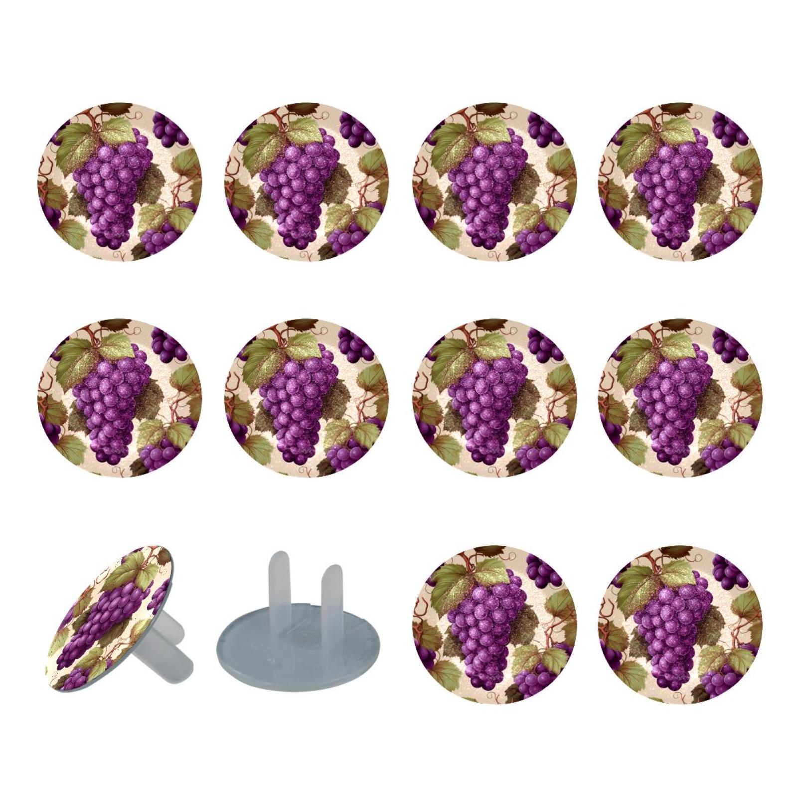 View of 12 Pack Thanksgiving Grape Outlet Covers Baby Proofing | Safe Electric ...