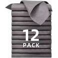 thumbnail image 1 of 12 Pack Thickened Magic Cleaning Cloths, 30x30cm Reusable Microfiber Cleaning Rags, Lint-Free Streak-Free Cloth for Windows, Glass, Mirrors, Kitchen, Car, 1 of 4