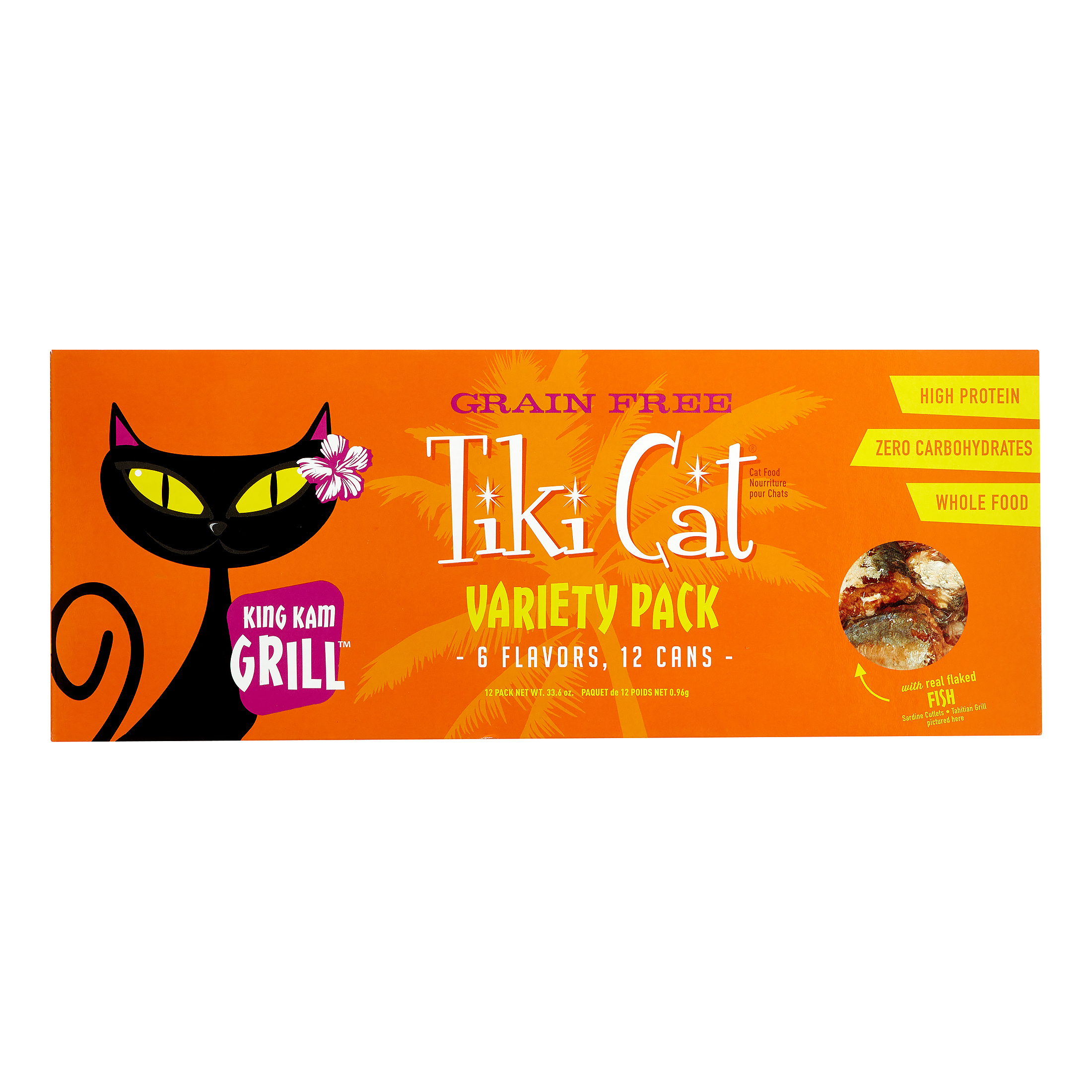 (12 Pack) Tiki Cat King Kamehameha Luau Variety Pack Wet Cat Food, 2.8 oz. Cans - image 1 of 10