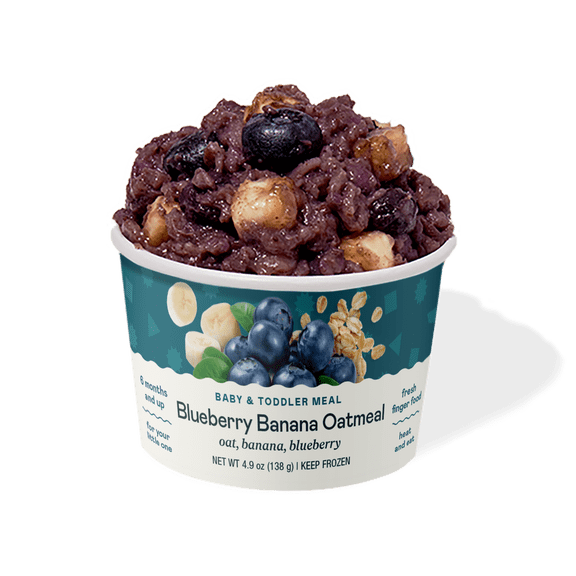 (12 Pack) Tiny Organics - Blueberry Banana Oatmeal