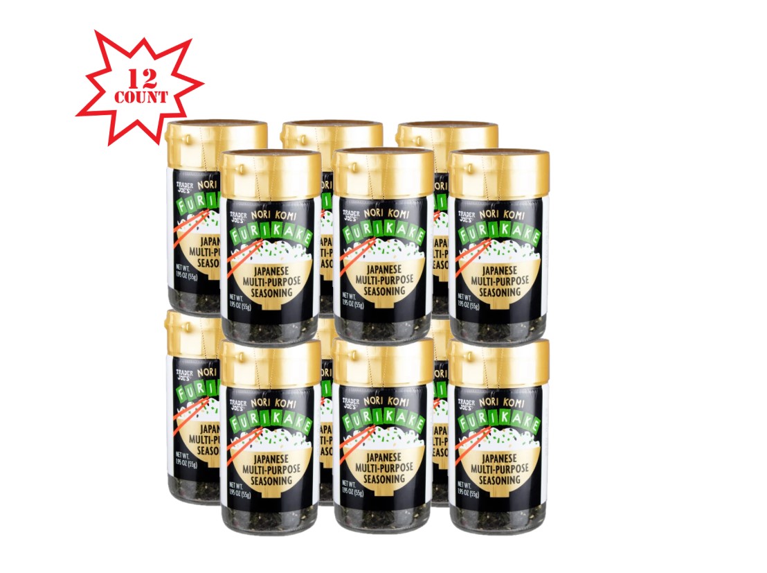12 Pack Trader Joe's Nori Komi Furikake Japanese MultiPurpose