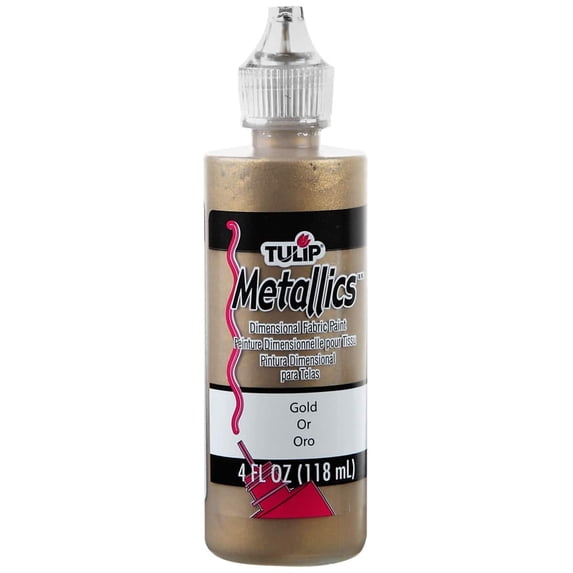 Tulip Metallics Dimensional Fabric Paint, 4oz., 12 Pack