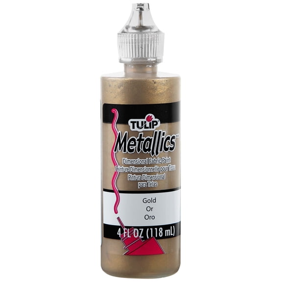 12 Pack: Tulip Metallics Dimensional Fabric Paint - 4oz.