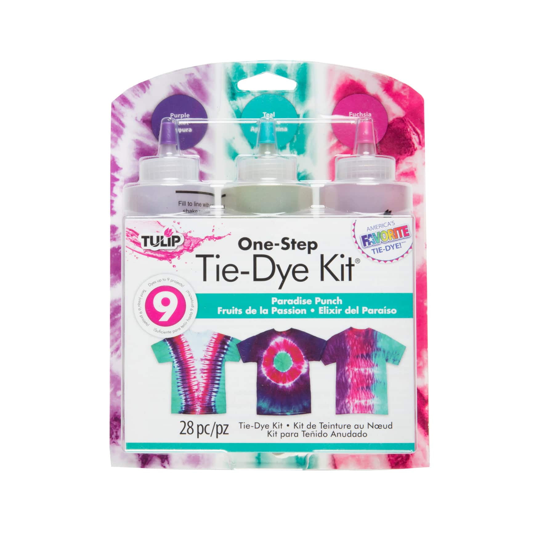 12 Pack Tulip® OneStep TieDye Kit®