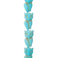 thumbnail image 1 of Bead Landing Turquoise Howlite Owl Beads, 24mm, 12 Pack, 1 of 3