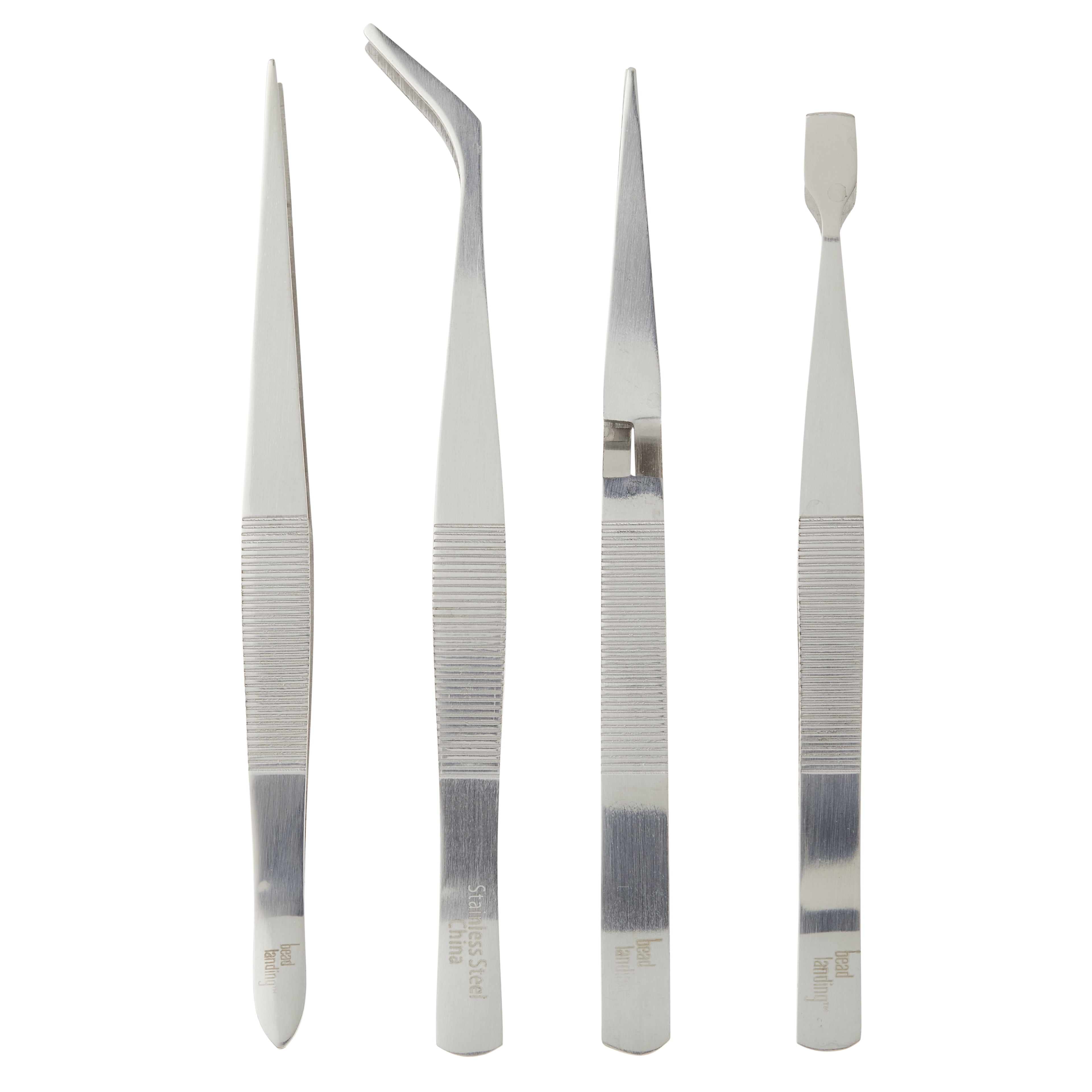 12 Pack: Tweezer Variety Pack by Bead Landing