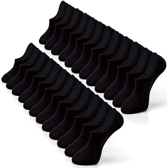 12 Pack Ultra Low Cut Socks, Unisex Sport Sock No Show Boat Socks Comfort Non Slip Socks 9-11