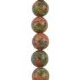 thumbnail image 1 of Bead Landing Unakite Round Beads, 10mm, 12 Pack, 1 of 3