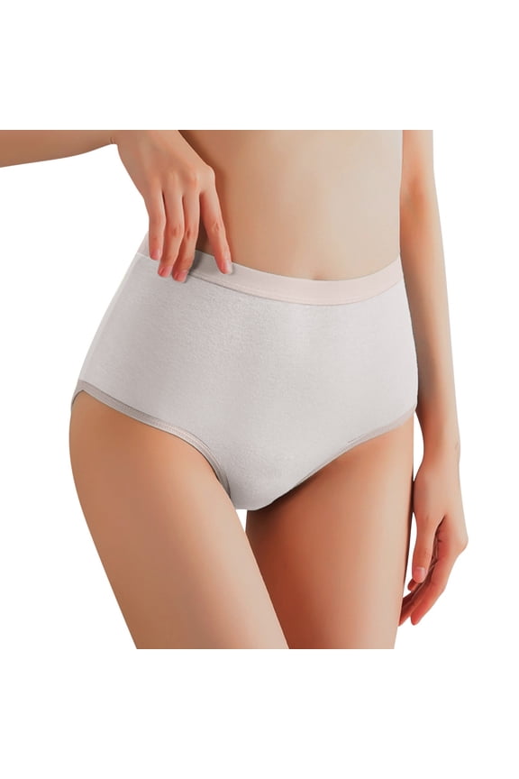 12 Pack Underwear for Women High Waist Abdomen Suppressing Hip Lifting Large Size Brief Panties