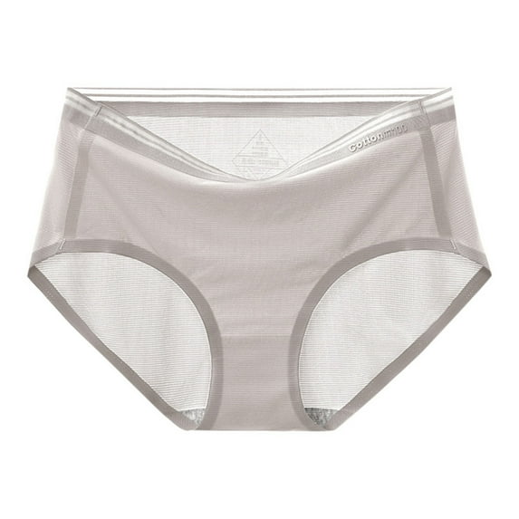 12 Pack Underwear for Women Seamless Ice Silk Large Size Pure Crotch ...