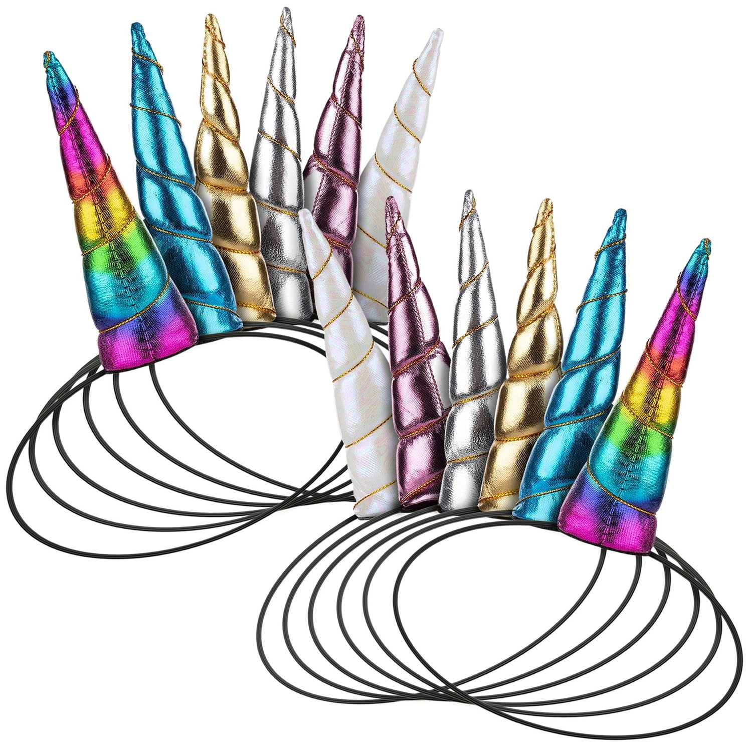 Magical Hair Headband Girls Unicorn Horn Hairband Kids Birthday Party Cosplay De