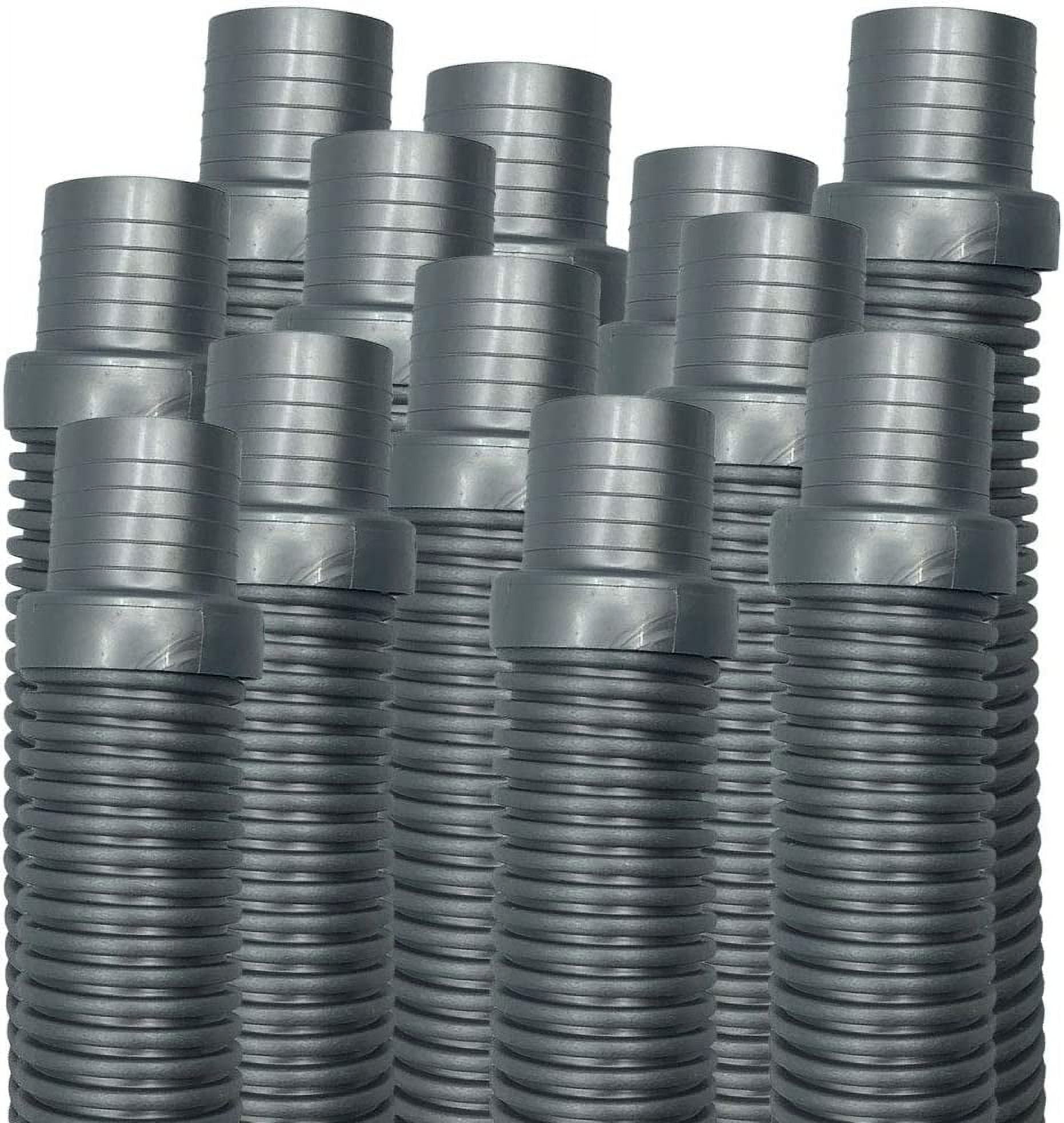 12 Pack Universal Pool Cleaner Hose Long, Silver Color, for Hayward