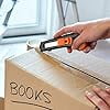 12-Pack Utility Knife, Retractable Box Cutter for Cartons, Cardboard and Boxes, 18mm Wider Razor Sharp Blade, Smooth Mechanism, Perfect for Office and Home use