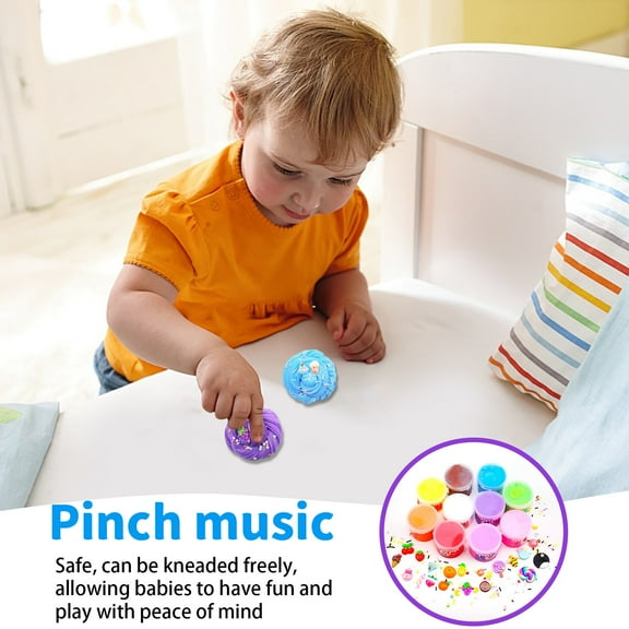 12-Pack Valentine’s Day Slime Kit for Kids - Diatomaceous Mud Slime Set for School Classroom Gifts & Party Favors