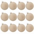 thumbnail image 1 of 12-Pack Velvet Christmas Ornament Balls - Holiday Decor, 6cm Diameter, 1 of 8