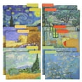 thumbnail image 1 of The Gifted Stationery File Folders - 12 Pack, Letter Size, Multicolor Van Gogh Floral with 1/3 Cut Tabs - Decorative File Folders for Office Supplies for Document Organization, 1 of 7